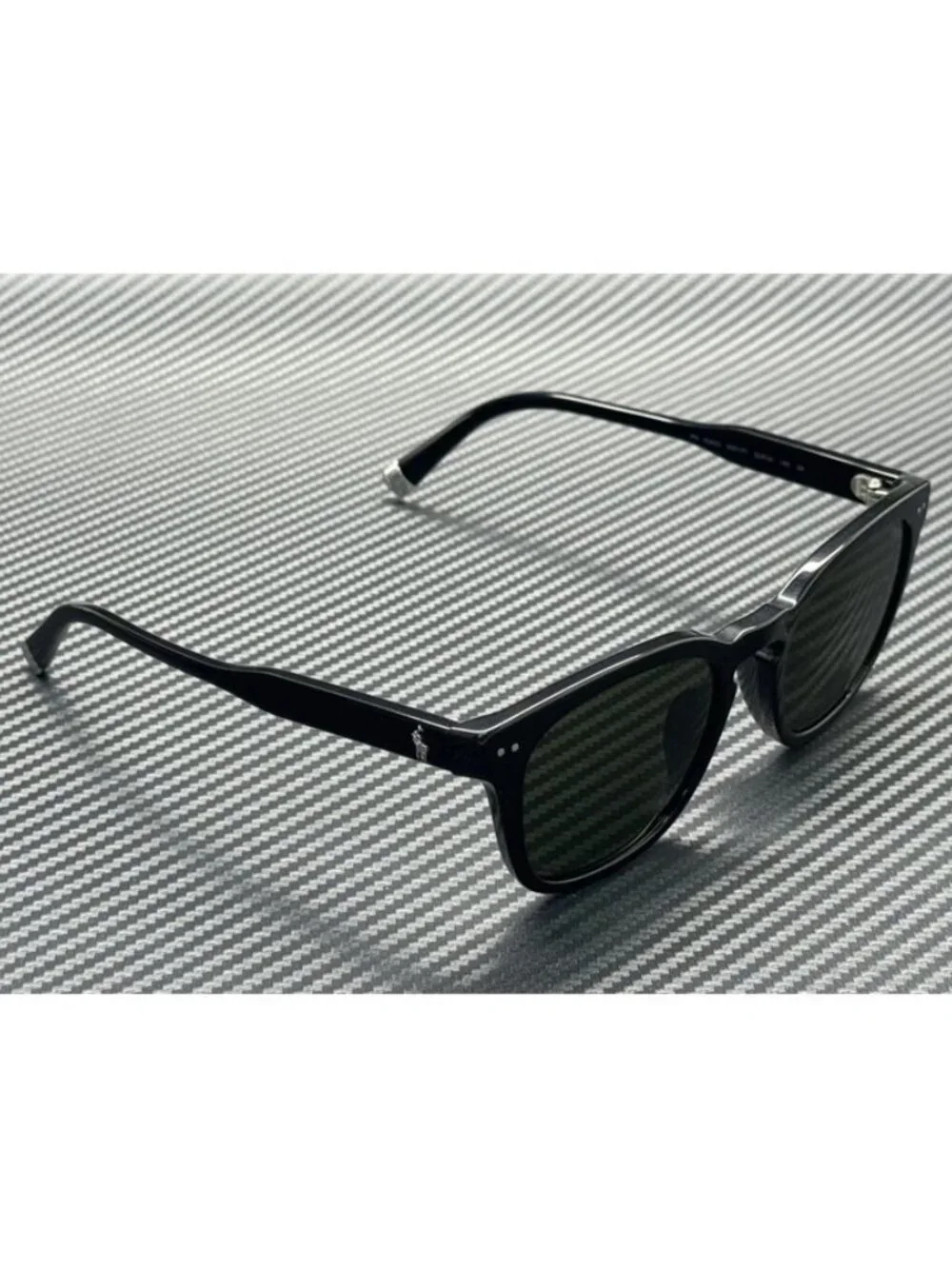 New Polo Ralph Lauren Men Shiny Black Sunglasses -20-145